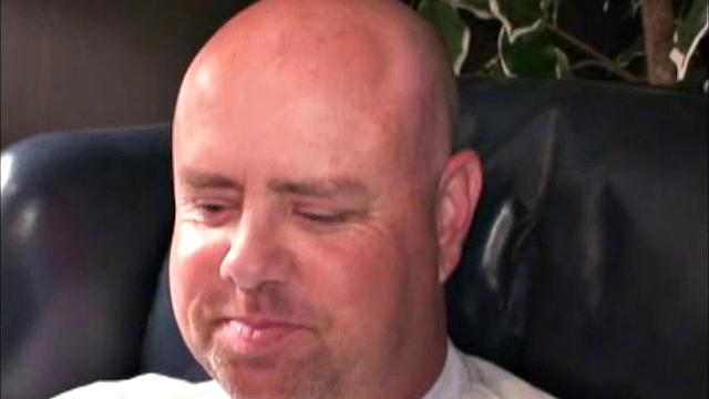 This is the first guy I shot, with his wife present, and it was many years ago. Like a lot of us, he is a little heavier and has a lot less hair on his head, but the sexual maniac in him is still there.