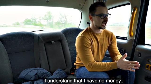 Cocksucking cab driver banged in car after pussy licking