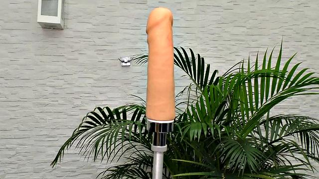 Transsexual Bella Atrix Fills Her Tight Ass with a Big Dildo