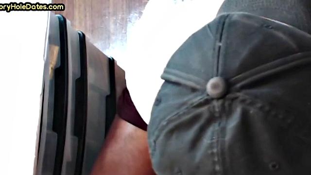 Gloryhole DILF Fills Mouth with Load in Homemade Video