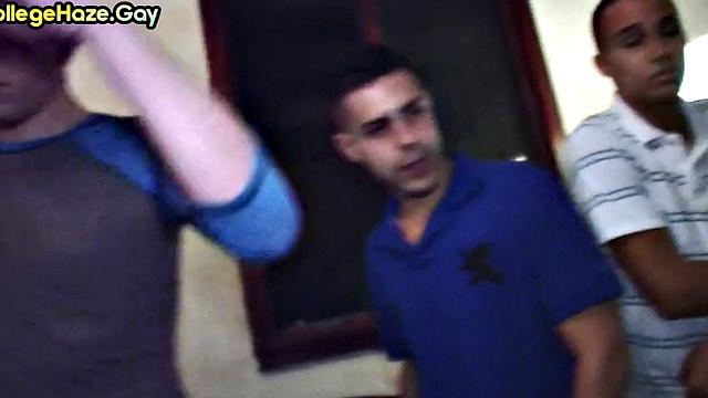 Real guy fucked in college fraternity party