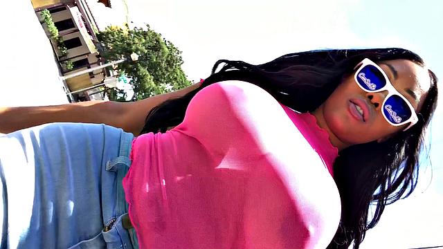 Camsoda - Big-tittied MILF toys herself in POV close-up