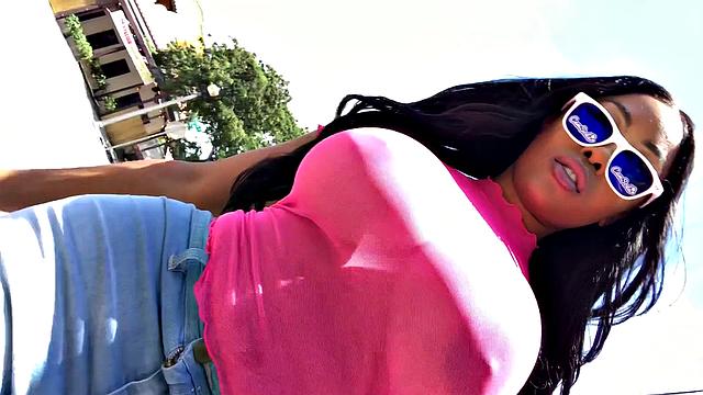 Camsoda - Big-tittied MILF toys herself in POV close-up