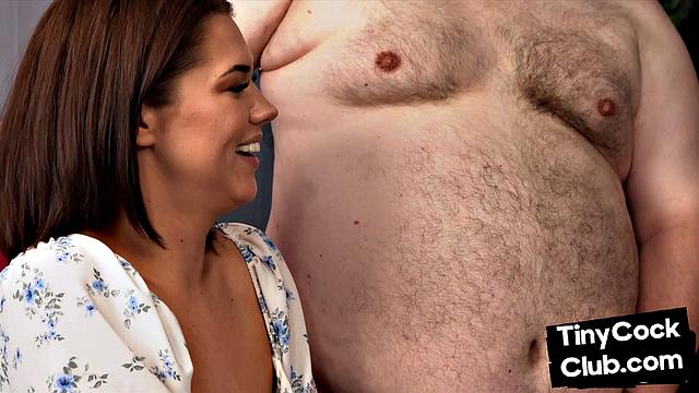 SPH domina in heels jerks losers pathetic dick in orgy