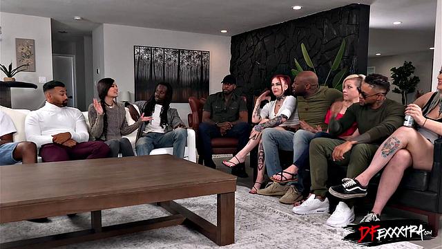 Never have I been in a gangbang!