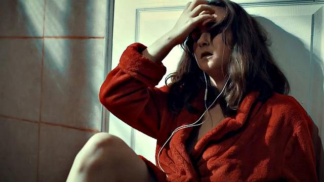 Hairy Pussy Busty GF Fingered and Licked by MILF