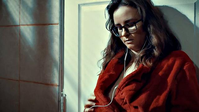 Hairy Pussy Busty GF Fingered and Licked by MILF