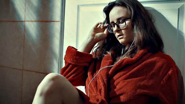 Hairy Pussy Busty GF Fingered and Licked by MILF