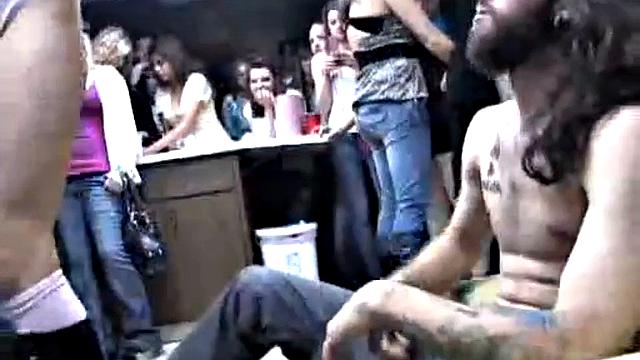 College Frat and Sorority Watching Group Sex