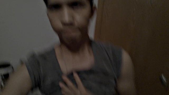Raul Mendez is a slim and smooth Latin twink, with a buff body and fine little butt. Once naked, he grabs hold of his dick and begins working it stiff.