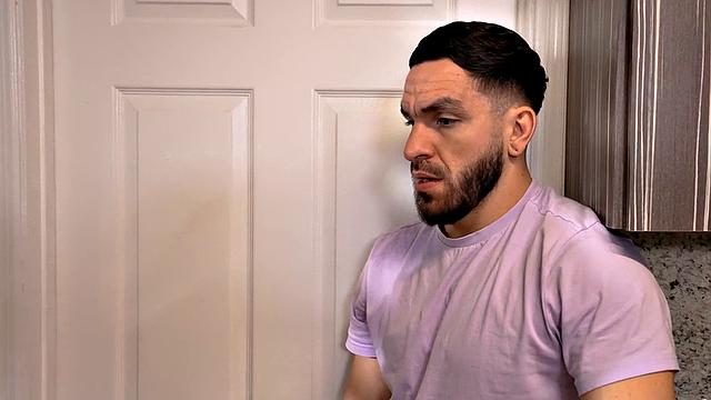 Latina babe gets her tight pussy creampied by a hard cock in the bedroom