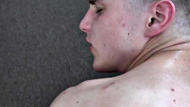 Curious dude savors first black dick in office, then gets a hairy ass-licking and deepthroat from a hot interracial duo