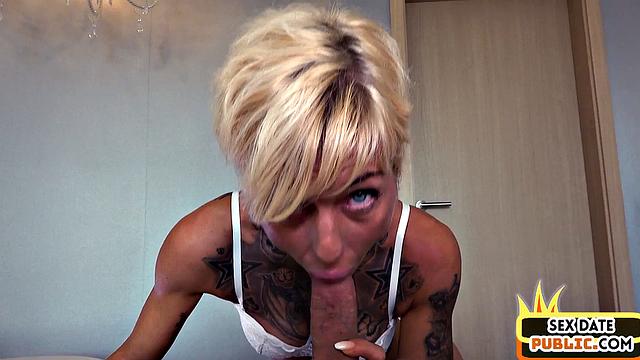 Public German amateur MILF POV fucked in hotel room