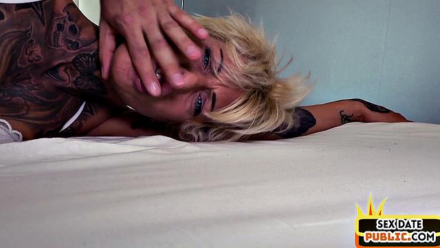 Public German amateur MILF POV fucked in hotel room