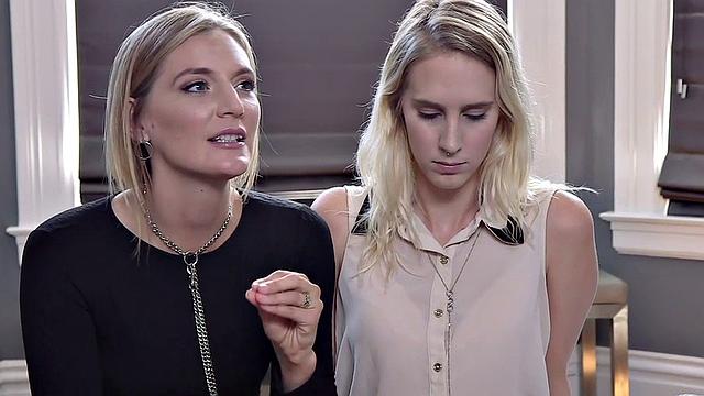 BDSM ballgagged slut squirts in 3way after pussy clamps