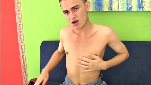 Saul is a very cute little Latin twink with a skinny and smooth body. The only thing that is really hairy on this boy is that super fine looking bubble butt of his.