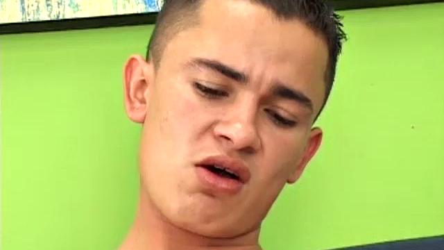 Saul is a very cute little Latin twink with a skinny and smooth body. The only thing that is really hairy on this boy is that super fine looking bubble butt of his.