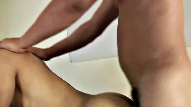Spanking Latin Twink with Masked Face Fucks Sub's Ass