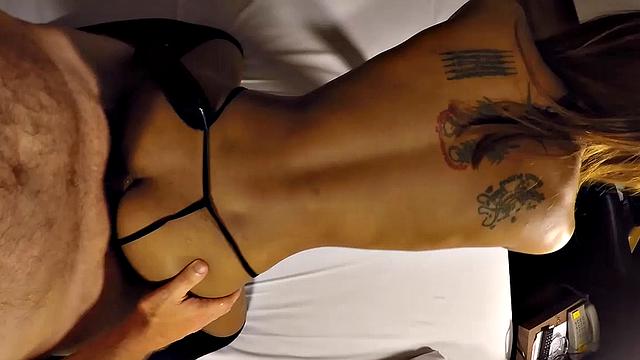 Angel Cuffed Bareback