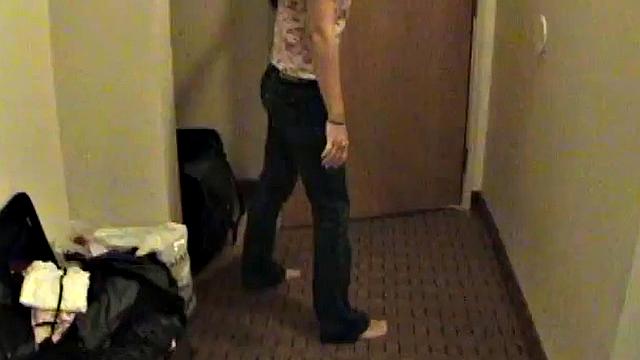 Watching solo teen GF masturbate and finger