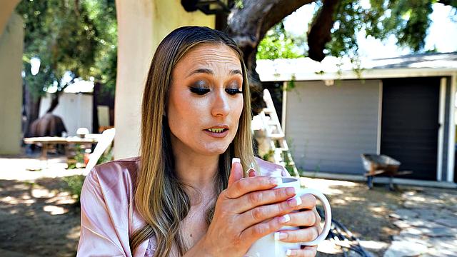 Ophelia Drinks Cum and Begs for It