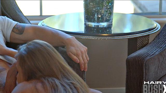 Hairy lingerie MILF gets cuntdrilled