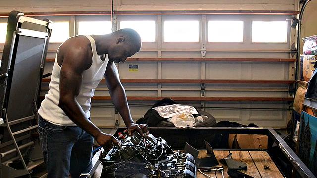 It's big. It's black. It cums in her mouth