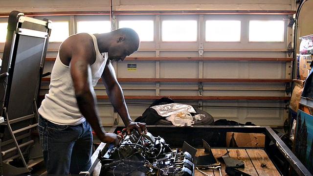 It's big. It's black. It cums in her mouth