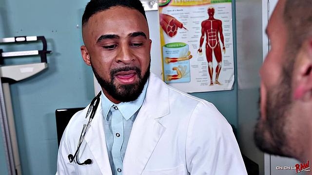 Doc Damian Takes Double Dick - Amone Bane, Damian Taylor &amp;amp; Marco Lorenzo