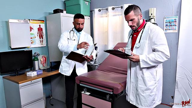 Doc Damian Takes Double Dick - Amone Bane, Damian Taylor &amp;amp; Marco Lorenzo