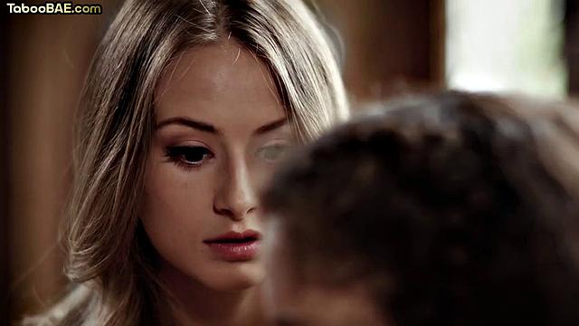 Small-titted sexy babe cockriding on new boyfriend