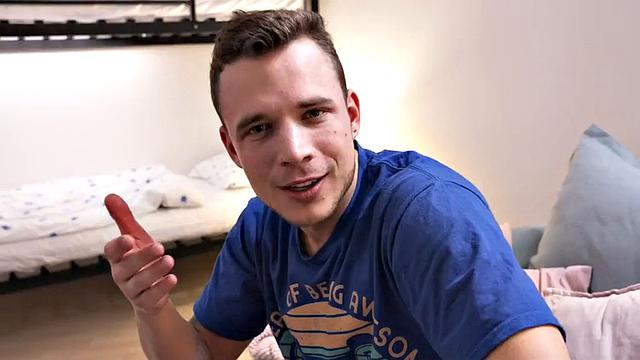 21yo with perky boobs rides and sucks best friend cock