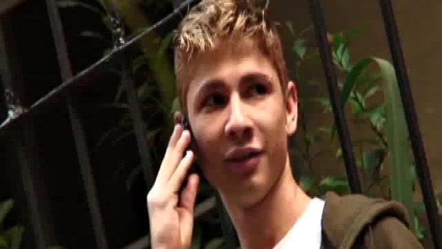 Riu Melo talks Romulo Santos into coming by with his buddy Rodrigo Bekmann for some Latin ass. The guys sit back and get turned on as they watch their twink strip naked.