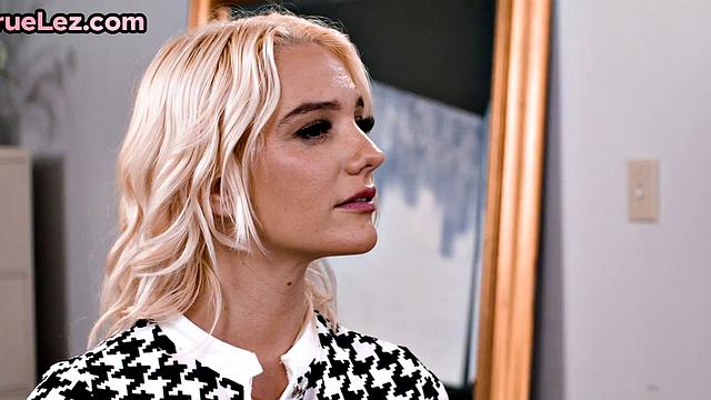 Blonde lesbians with toys