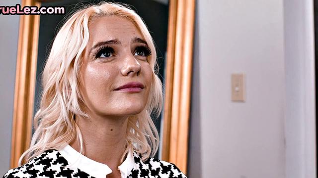 Blonde lesbians with toys