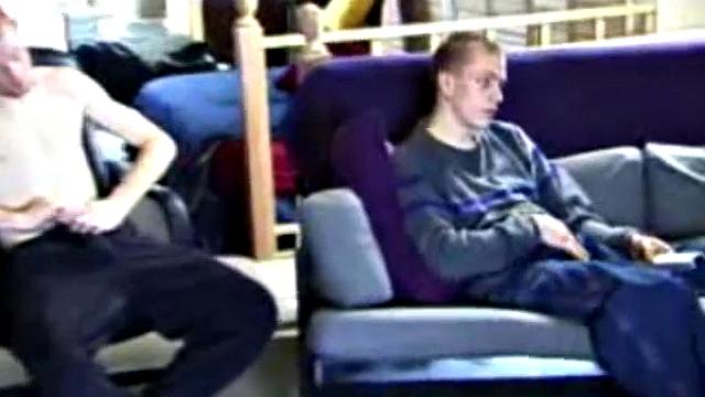 These two straight boys decide to jack off again while watching a porn video, never once glancing at each other, but the curiosity is there and they're clearly turned on by the other's presence.