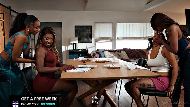 GIRLSWAY - Destiny Mira & Olivia Jay Have SQUIRTING SWAP With Maya Farrell & Tessa Thomas