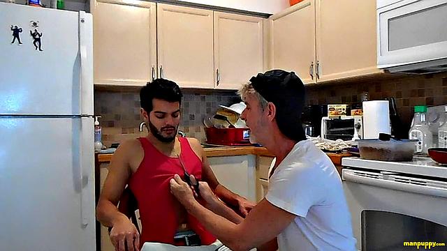 Sebastian and Richard Lennox have intense gay sex and both cum hard