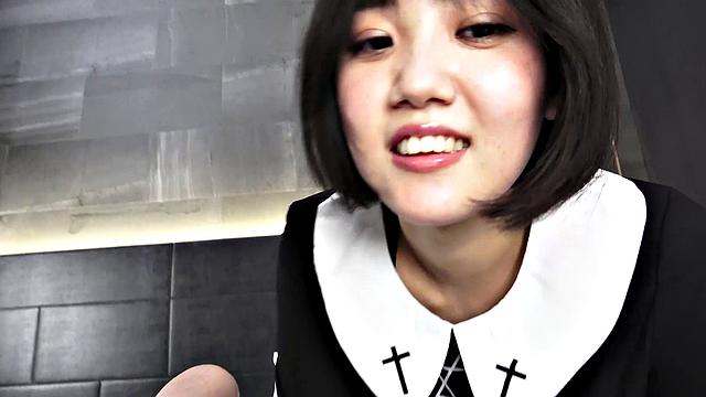 Moeka Tachibana is back for another afternoon of sucking