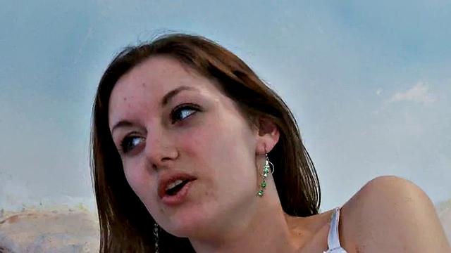 3some CFNM femdoms pegging sissy with strapon