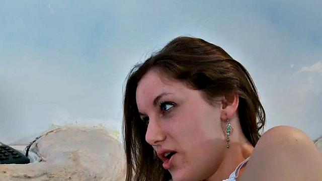 3some CFNM femdoms pegging sissy with strapon