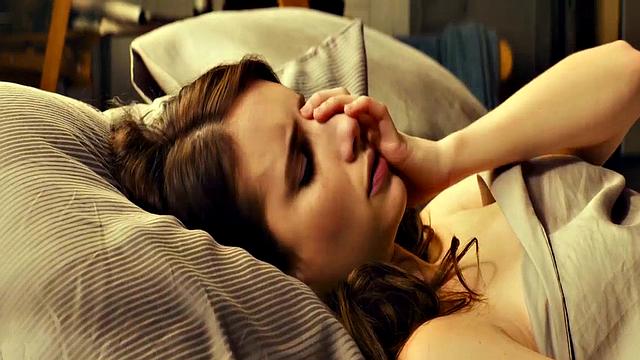 Emma Roberts in see-through lingerie