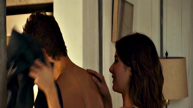 Emma Roberts in see-through lingerie