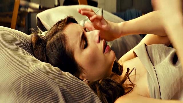 Emma Roberts in see-through lingerie