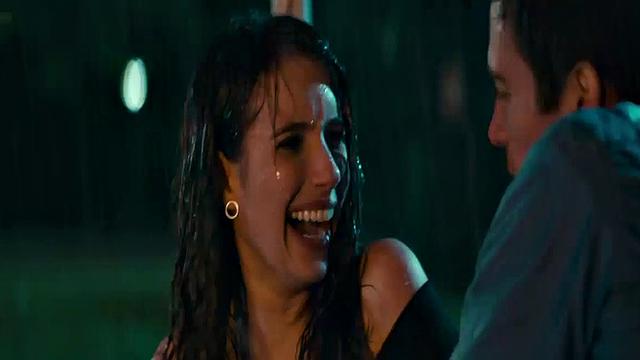 Emma Roberts in see-through lingerie