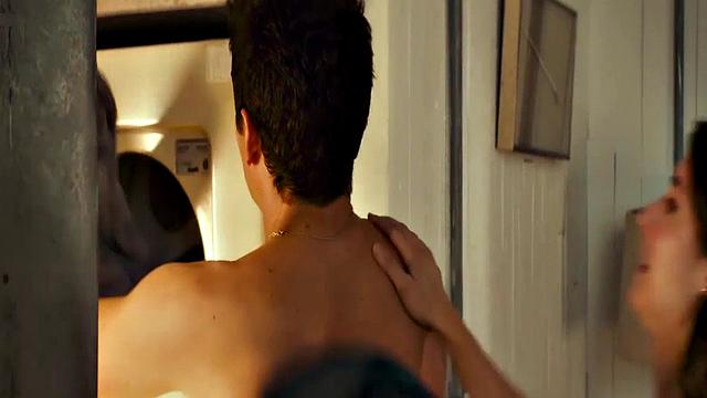 Emma Roberts in see-through lingerie