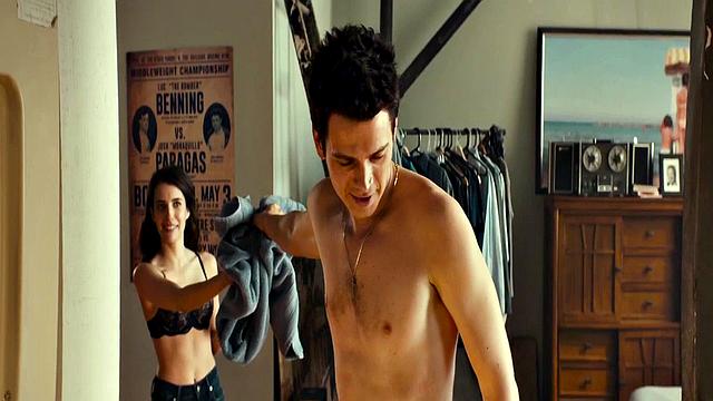 Emma Roberts in see-through lingerie