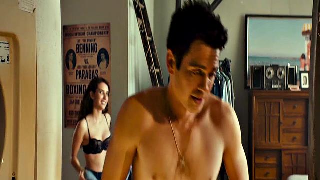 Emma Roberts in see-through lingerie