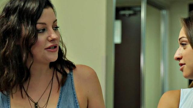 Dyke licks babe's pussy while babe toys asshole with dildo