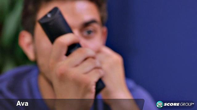 Ginger Teen Ava Sparks Gets a Sloppy Creampie While Standing on Leg